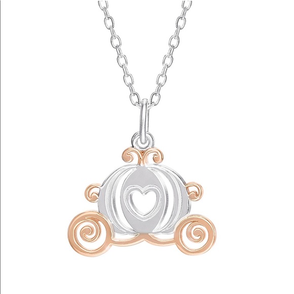 NIB Disney Sterling Silver Cinderella Necklace - Picture 2 of 2